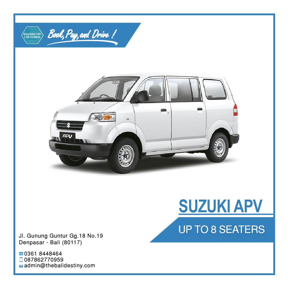 sewa suzuki apv bali destiny travel