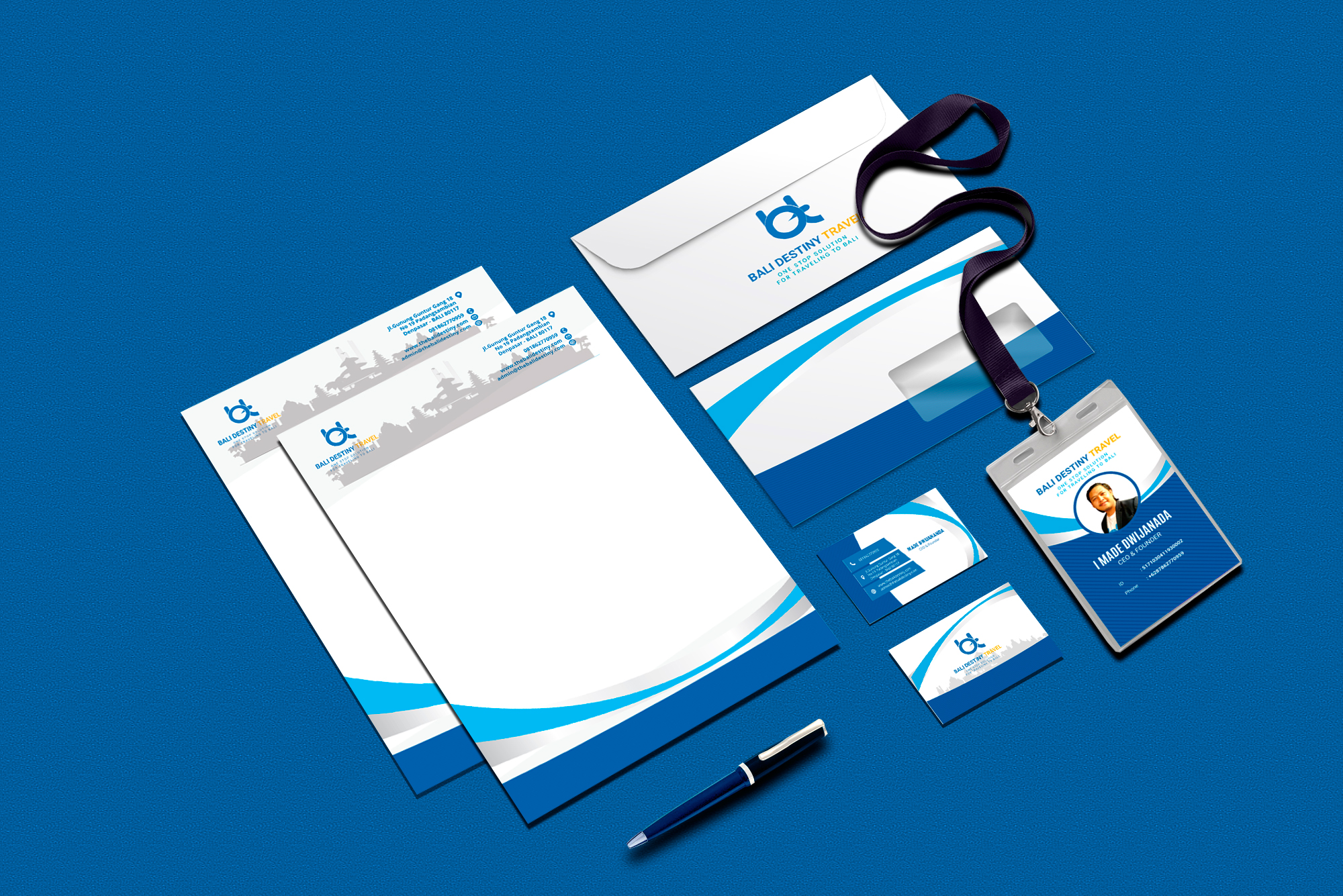 Bali Destiny Travel Office Set